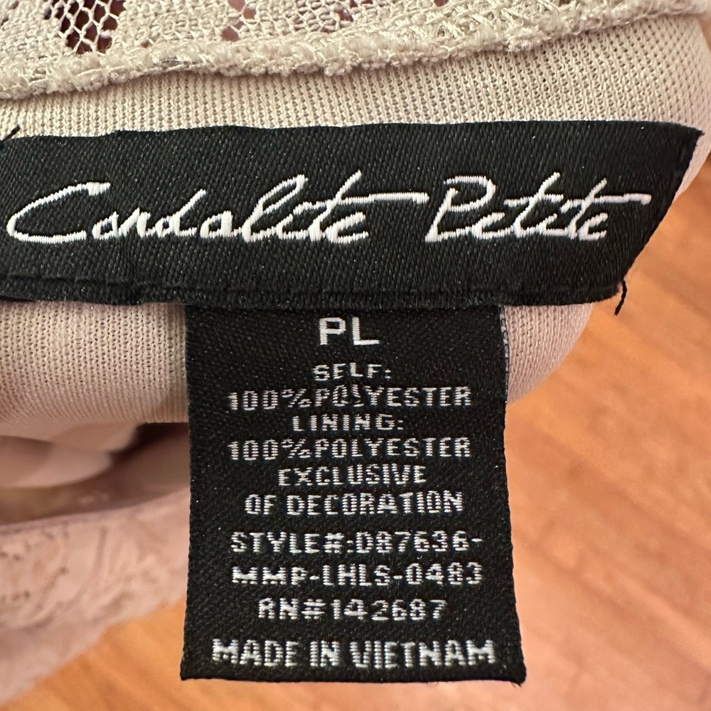 Candalite Petite Lace Dress - Picture 5 of 5